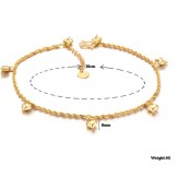 Wide Varieties Female 18K Gold-Plated Anklet 