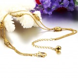 Complete in Specifications Female 18K Gold-Plated Anklet