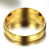 Reliable Reputation Female Concise 18K Gold-Plated Ring