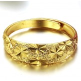 Superior Quality Female Classic 18K Gold-Plated Ring