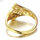 The Queen of Quality Female Classic 18K Gold-Plated Ring 