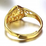 Well-known for Its Fine Quality Female Sweetheart 18K Gold-Plated Ring 