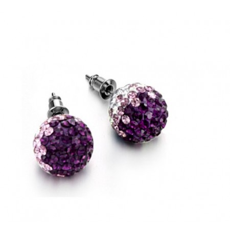 Quality and Quantity Assured Female Alloy Earrings With Rhinestone
