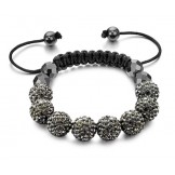 Superior Quality Female Ball Shape Crystal Drill Bracelet 