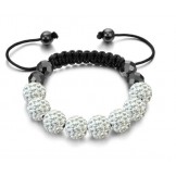 Superior Quality Female Ball Shape Crystal Drill Bracelet 
