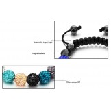 Superior Quality Female Ball Shape Crystal Drill Bracelet 