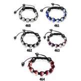 Quality and Quantity Assured Female Ball Shape Crystal Drill Bracelet 