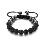 Complete in Specifications Female Ball Shape Crystal Drill Bracelet 