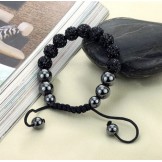 Complete in Specifications Female Ball Shape Crystal Drill Bracelet 