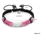 Complete in Specifications Female Ball Shape Crystal Drill Bracelet 