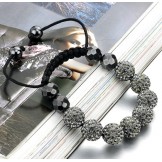 Dependable Performance Female Ball Shape Crystal Drill Bracelet 