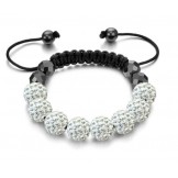 Dependable Performance Female Ball Shape Crystal Drill Bracelet 