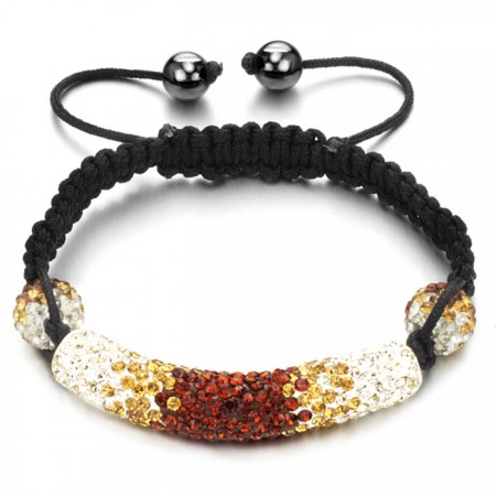 Quality and Quantity Assured Female Ball Shape Crystal Bracelet 