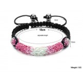 Quality and Quantity Assured Female Ball Shape Crystal Drill Bracelet 