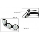 Excellent Quality Female Ball Shape Crystal Drill Bracelet 