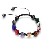 Easy to Use Female Ball Shape Crystal Drill Bracelet