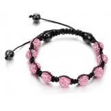 Easy to Use Female Ball Shape Crystal Drill Bracelet