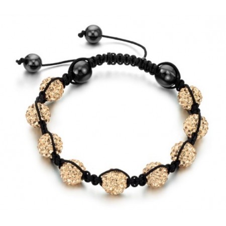 Stable Quality Female Ball Shape Crystal Bracelet