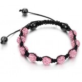 Stable Quality Female Ball Shape Crystal Drill Bracelet