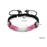 Quality and Quantity Assured Female Ball Shape Crystal Drill Bracelet 