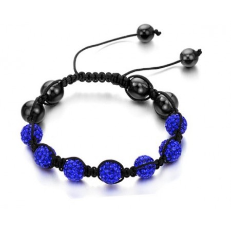 Quality and Quantity Assured Female Ball Shape Crystal Bracelet 