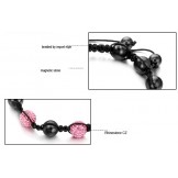 Superior Quality Female Ball Shape Crystal Drill Bracelet 