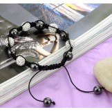 Superior Quality Female Ball Shape Crystal Drill Bracelet  