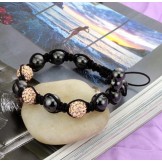 Reliable Reputation Female Ball Shape Crystal Drill Bracelet 