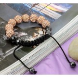 Easy to Use Female Ball Shape Crystal Drill Bracelet 
