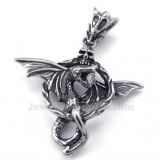 Exquisite Titanium Pterosaur Pendant Necklace (Free Chain)