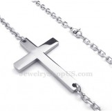 Titanium Cross Pendant Necklace (Free Chain)