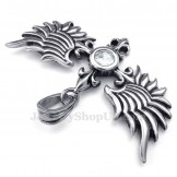 Titanium Wings Pendant Necklace (Free Chain)