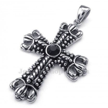 Titanium Cross Pendant Necklace (Free Chain)