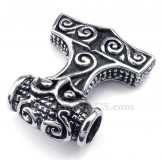 Thor's Hammer Titanium Pendant Necklace (Free Chain)
