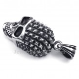 Titanium Skull Pendant Necklace (Free Chain)