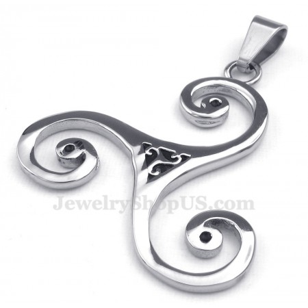 Titanium Wind Turbines Pendant Necklace (Free Chain)