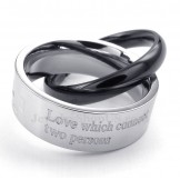 Titanium Cross Couples Pendant Necklace (Free Chain)(One Pair)