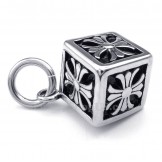 Sieve Titanium Pendant Necklace (Free Chain)