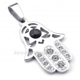 Exquisite Titanium Hand Pendant Necklace (Free Chain)