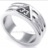 Titanium Masonic Ring