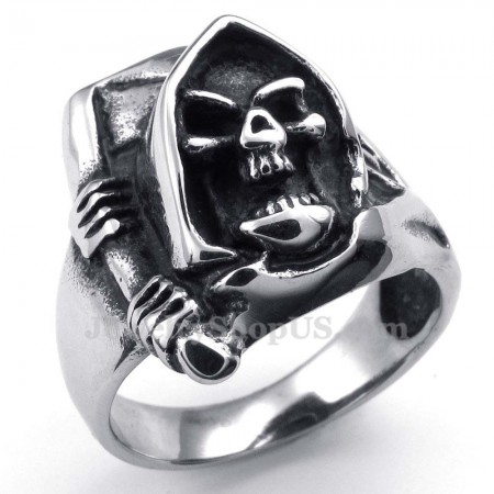 Titanium Skull Ring