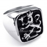 Titanium Lion Ring