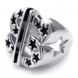 Titanium Dollar Sign Ring