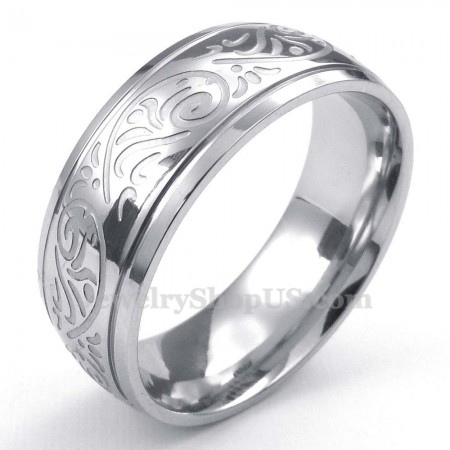 Titanium Corrosion Pattern Ring