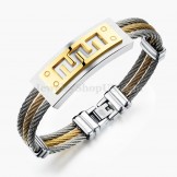 Online Classical Men's Titanium Bracelet N784