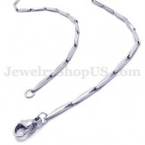 Exquisite Silver Men's Titanium Necklace Chain