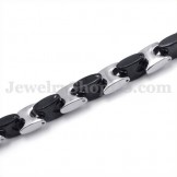 Stunning Black Men's Titanium Necklace Chain