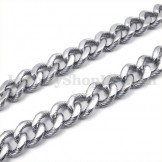 Sexy Silver Men's Titanium Necklace Chain