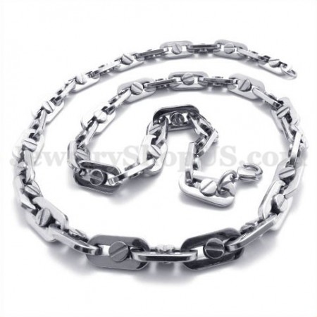 Elegant Men's Titanium Necklace Chain