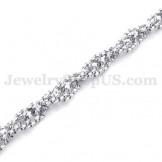 New Style Silver Men's Titanium Necklace Chain